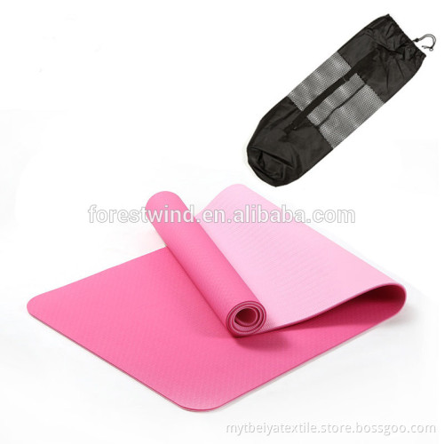 6mm 8mm Eco Yoga Mat With Custom Printed Bag